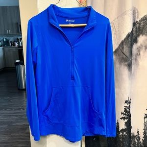 IBKUL medium blue workout long sleeve